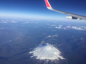 Cordillère des Andes vue du ciel